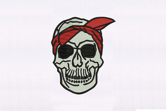 Red Bandana Skull: A Seasonal Embroidery Designer Review