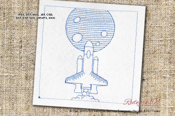 Space Shuttle Embroidery Design Review for Seasonal Products