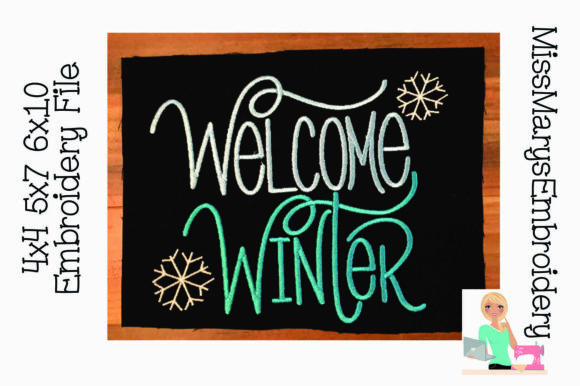 Welcome Winter: Hand-Digitized Embroidery for Boutique Sweatshirts